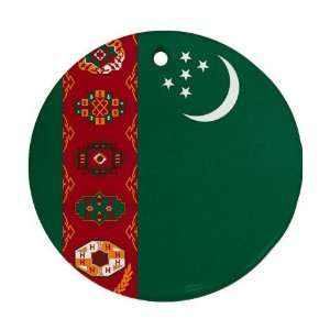 Turkmenistan Flag Round Mouse Pad: Office Products