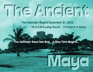 Mayan Calendar 2012 2013 Art Tzolkin Haab Round  