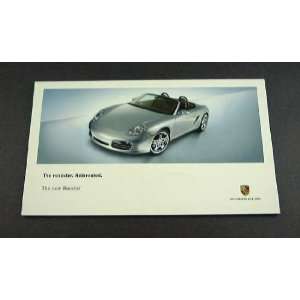  2005 05 Porsche BOXSTER BROCHURE 