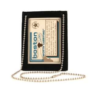  Boston Leather Neck Chain Double Id Holder Everything 