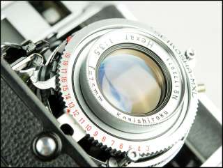 Collectible@ Konica Pearl IV Camera Hexar 75mm F/3.5 @Very Clean 