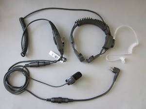 PTT&VOX Throat Vibration earpiece for Motorola GP68/88s  