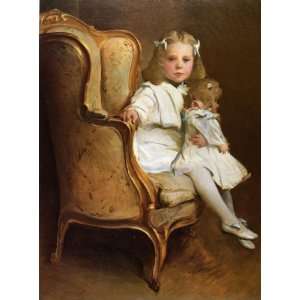  Portrait of a Young Girl with Her Doll