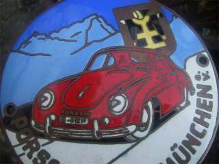 early 1950´s   PORSCHE 356 CLUB MÜNCHEN Badge   AWESOME  