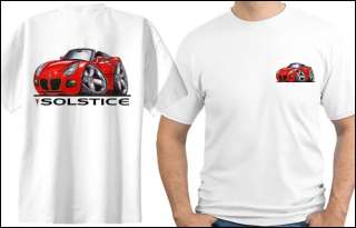 Pontiac Solstice GXP Convertible Tshirt #9248 GM  