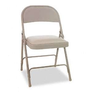   : Alera® Steel Folding Chair with Padded Seat, Tan: Office Products
