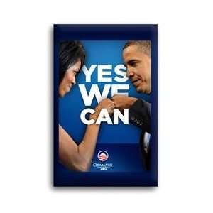 Obama YES WE CAN Fist Bump Pin 