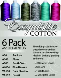 Exquisite 3000M Quilting Sewing Thread Assortment New  