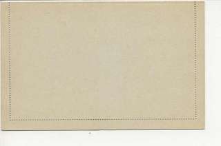 GERMANY 1901 10pf letter card Michel #K10  