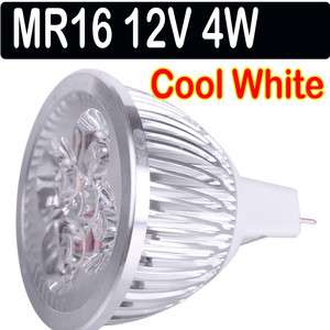   4W 12V Cool White 4 LED Bulb Spot Light Lamp Downlight BULBS leds 4led