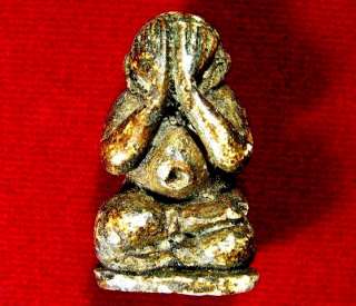 CHEAPEST! Thai Closed Eye Buddha Amulet Talisman Charm  