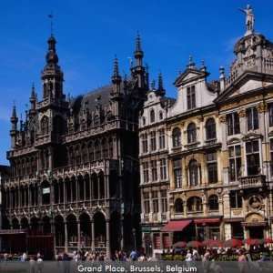  Grand Place, Brussels, Belgium Fridge Magnet
