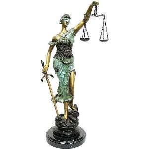  SMALL BLIND JUSTICE BRONZE