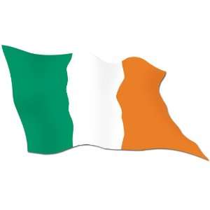  Waving Ireland Flag (Irish) Sticker: Everything Else