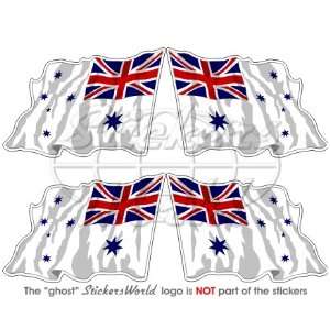  AUSTRALIA Australian Navy RAN Waving Flag 2 (50mm) Vinyl 