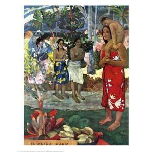 Hail Mary   Poster by Paul Gauguin (22x28)