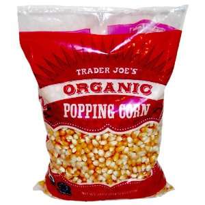 Trader Joes Organic Popping Corn:  Grocery & Gourmet Food