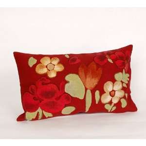  Liora Manne Visions II Watercolor Flower 12 x 20 Pillow 