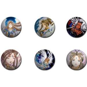   Pinback Buttons 1.25 Pins Badges OH MY GODDESS Manga 
