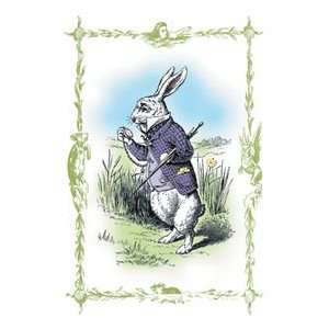  Alice in Wonderland The White Rabbit   Paper Poster (18 