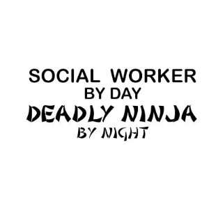  Social Worker Deadly Ninja Mugs: Home & Kitchen