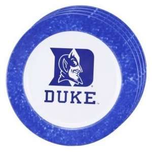 Duke Blue Devils NCAA Dinner Plates (4 Pack) by Duck House 