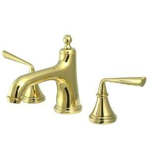   Brass Double Handle 8 to 16 Widespread Bathroom Faucet with Desi