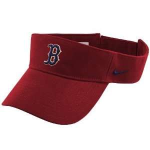  Nike Boston Red Sox Red MLB Adjustable Visor Sports 