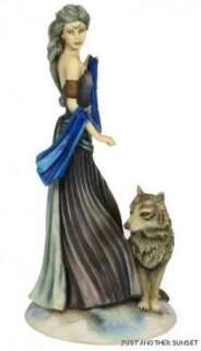 Jessica Galbreth Wolf Maiden Figurine Statue NEW Goddess Fairy Faery 