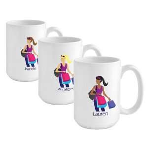  Baby Keepsake: Go Girl Personalized Shopper Coffee Mug 