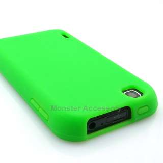 Green Soft Silicone Gel Skin Case Cover for LG myTouch T Mobile  
