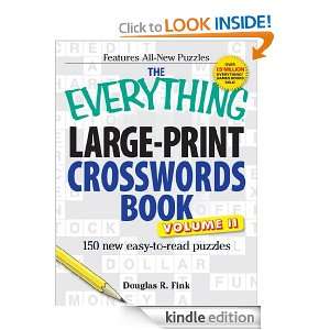 The Everything Large Print Crosswords Book, Volume II: 150 all new 