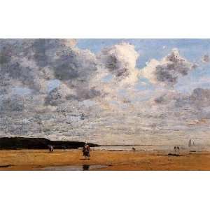   name Deauville Low Tide 2, By Boudin Eugène 