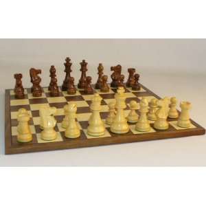    WW Chess Wood Chess Set   Sheesham French Walnt Board Toys & Games