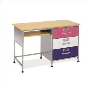  Desk American Furniture Alliance Locker 3 Drawer Desk 