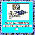 New 30FPS Real Time 4 CH DVR PCI Surveillance Camera Video Capture 