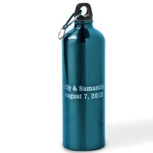 Personalized Teal Aluminum Water Bottle   Tableware & Sippers & Fun 