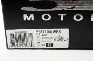310 Motoring Mens Shoes PACE 31103/ WBK US 13  