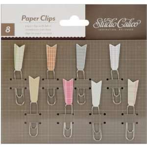  Take Note Fabric Ledger Prints Paper Clip Embellishments 