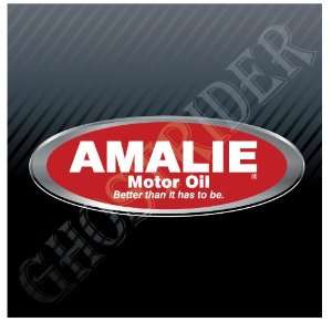  Amalie Motor Oil Gasoline Diesel Engine Power Vintage 