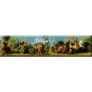  Feast Wagen of the Hunt 16x3 Streched Canvas Art by Makart 