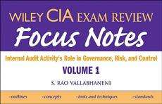   CIA Exam Review Focus Notes Internal Audit Activ 9780470277065  
