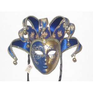  Blue Jolly Richi Lillo Venetian Masquerade Mask *X1*