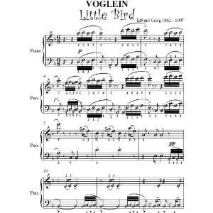   Little Bird Grieg Intermediate Piano Sheet Music Edvard Grieg Books