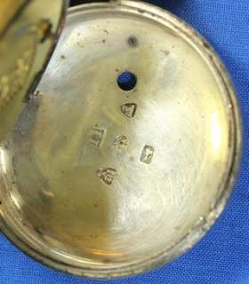  1800s Open Face Key Wind Antique Pocket Watch     
