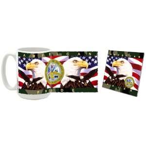  US Army American Pride Army Coffee Mug/Coaster Kitchen 
