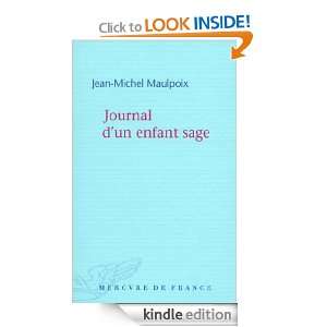 Journal dun enfant sage (COLL BLEUE) (French Edition) Jean Michel 
