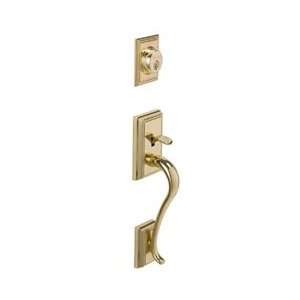   605 Bright Brass Addison Handle Set with Elan handle: Home Improvement
