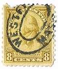 1932 Stamp 1 cent Green Washington 705  
