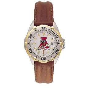 Alabama Crimson Tide Ladies All Star Old Logo Watch w/Leather Band 